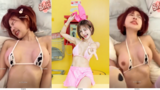คลิปหลุด Kaijeaw น้องไข่เจียว ใส่ชุดชั้นในลายชุดวัวมาโดนเชือดคาเตียงโดนซอยหีเสียบสดกระแทกเย็ดแรงดังตับๆจนน้ำแตกนอนตัวกระตุกเสียวหีฟินๆ